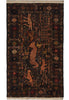Load image into Gallery viewer, 3.9 x 6 Animal Tribal Pattern Handmade Afghanistan Rug #F-3245