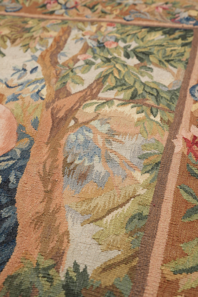 5 x 5 Great Handmade Tapestry Pictorial 17 Century French pattern #PIX-31783