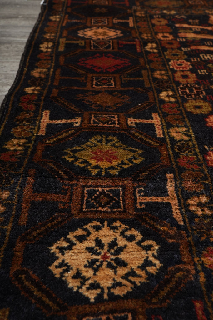 3.9 x 6 Animal Tribal Pattern Handmade Afghanistan Rug #F-3245