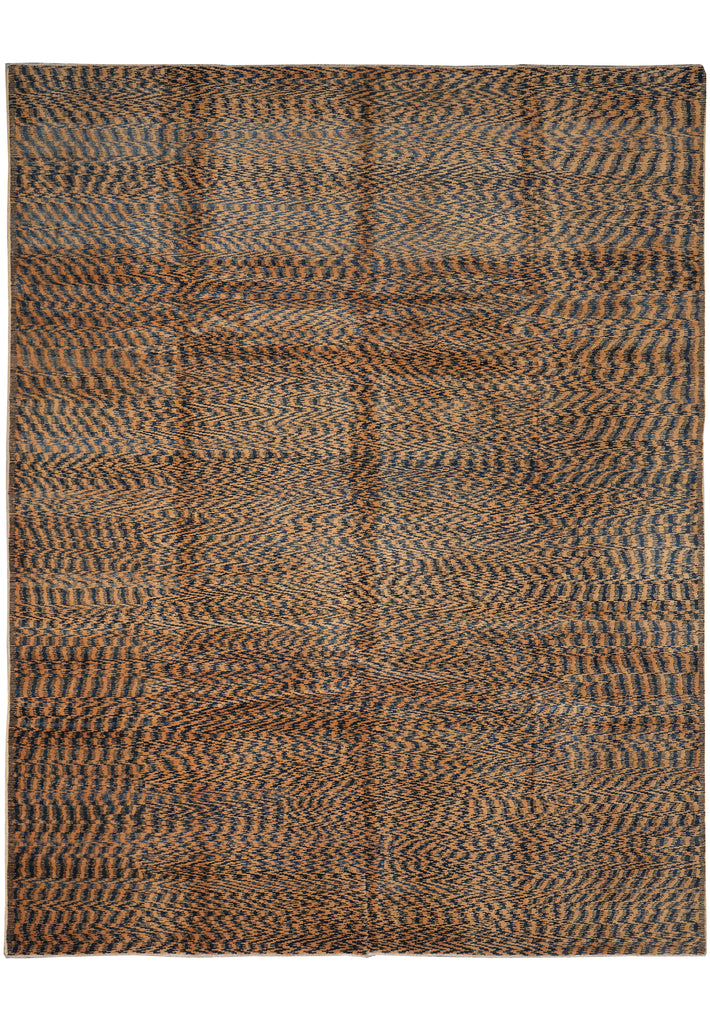 9.8 x 12.8 Handmade Contemporary Transitional Carpet #PIX-14825