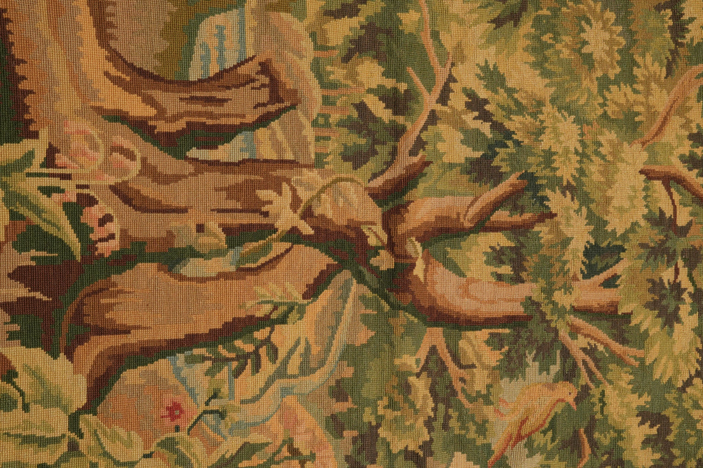 4.5 x 6.7 Scenery Tapestry Birds Peacock Trees Fall Colors #PIX-6168