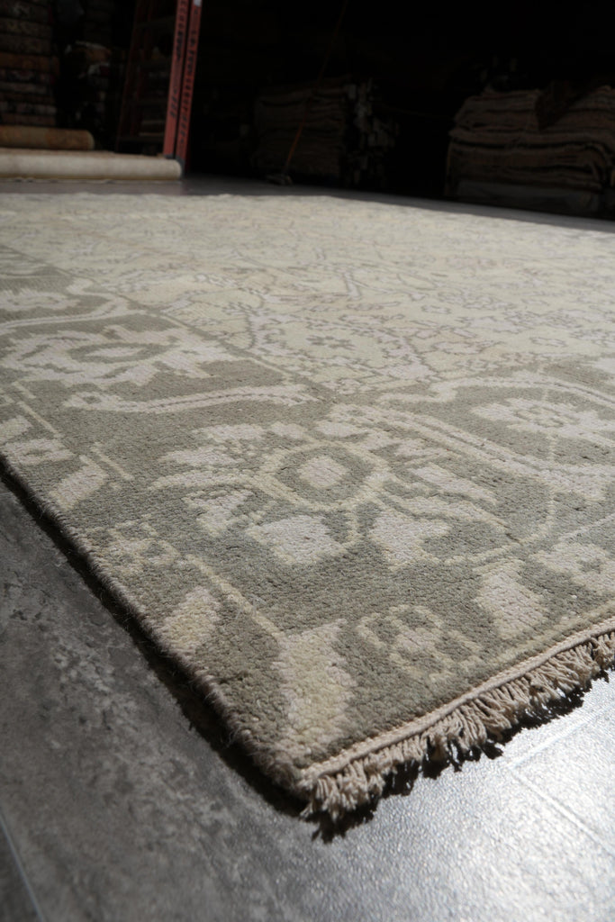 9 x 12 Handmade Contemporary Wool Rug #F-4065