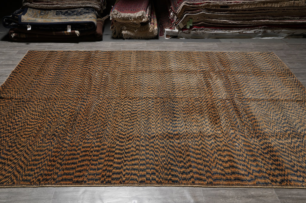 9.8 x 12.8 Handmade Contemporary Transitional Carpet #PIX-14825