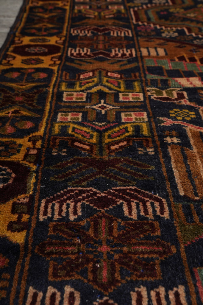 3.9 x 6.8 Baluchistan Rug Afghanistan Handmade Carpet #F-3258