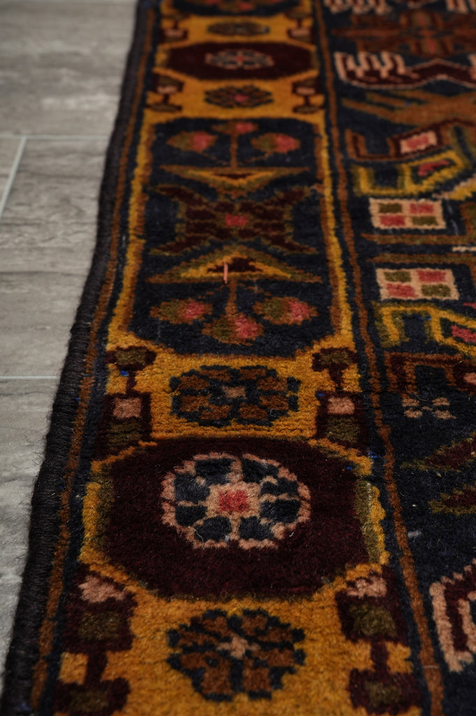 3.9 x 6.8 Baluchistan Rug Afghanistan Handmade Carpet #F-3258