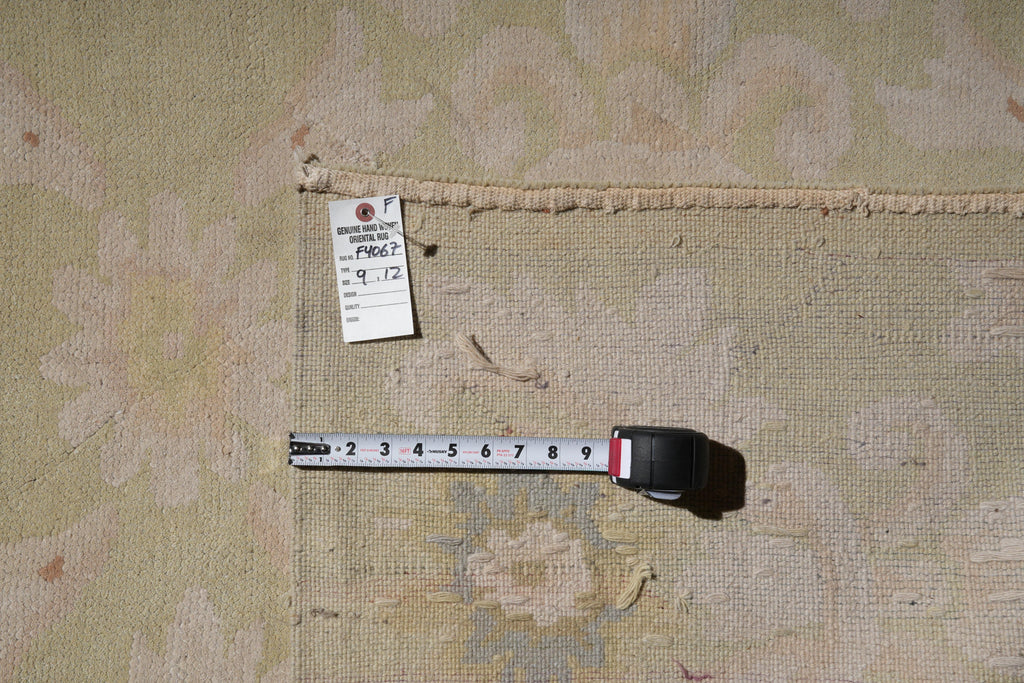 9.0 x 12.0 New Handmade Wool French Rug #F-4067