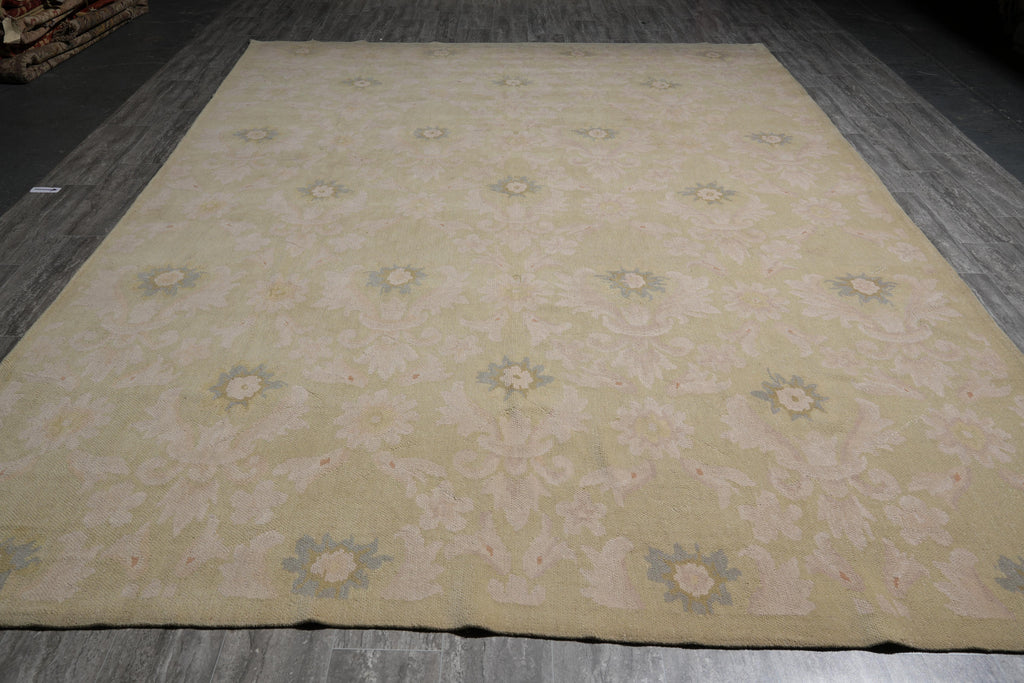 9.0 x 12.0 New Handmade Wool French Rug #F-4067