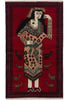 Load image into Gallery viewer, 2.8 x 4.7 Hand-Knotted Pictorial Queen Tribal Rug #F-3255