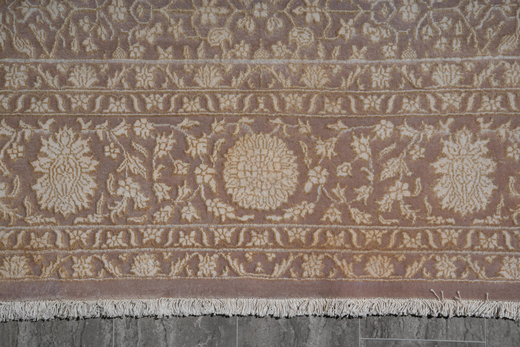 8 x 11 Fine Quality Handmade Rug Wool and Silk Modern #F-4068