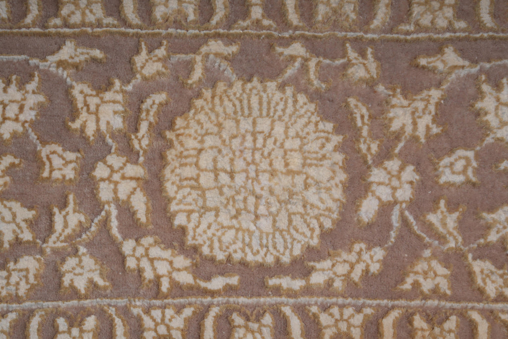 8 x 11 Fine Quality Handmade Rug Wool and Silk Modern #F-4068