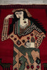 Load image into Gallery viewer, 2.8 x 4.7 Hand-Knotted Pictorial Queen Tribal Rug #F-3255