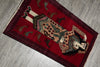 Load image into Gallery viewer, 2.8 x 4.7 Hand-Knotted Pictorial Queen Tribal Rug #F-3255