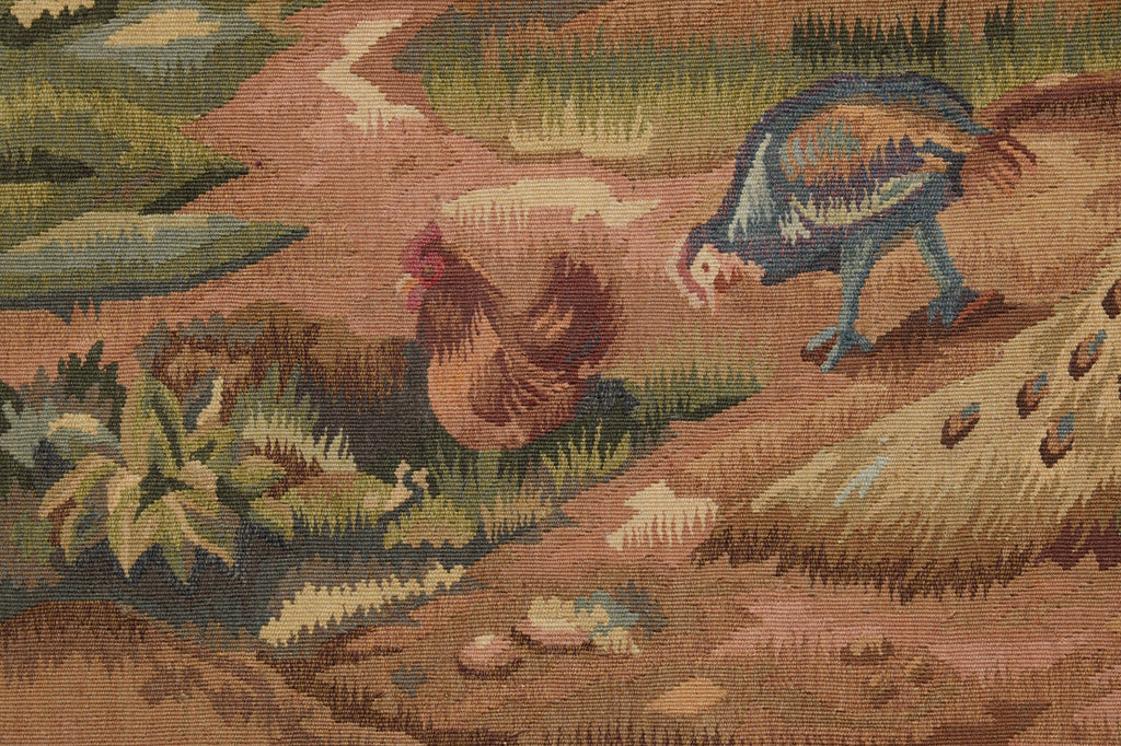 3 x 4 Peacock handmade Tapestry Hanging Rug #F-3034