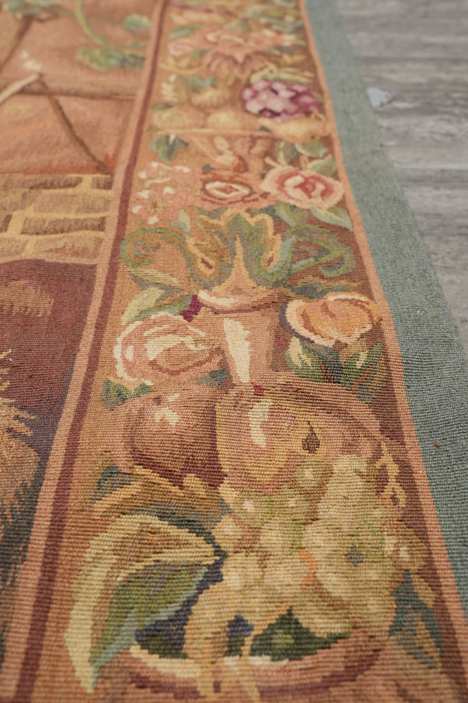 3 x 4 Peacock handmade Tapestry Hanging Rug #F-3034