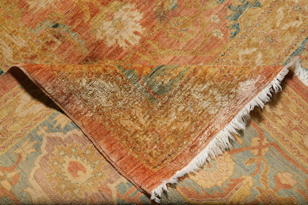 11.4 x 14.7 Quality Handmade Zigler Rug Fine Soft Ghazni Wool #F-4413