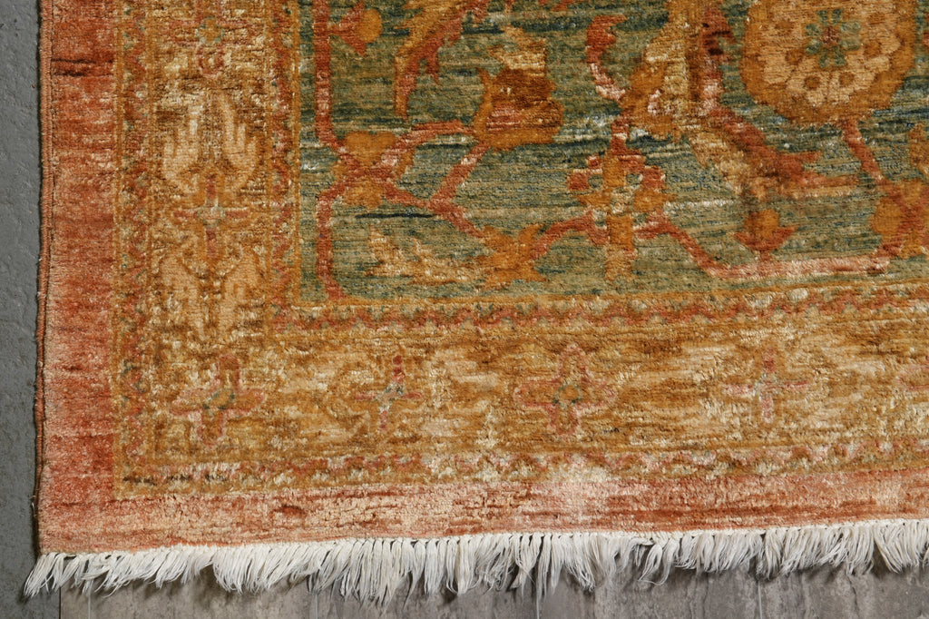 11.4 x 14.7 Quality Handmade Zigler Rug Fine Soft Ghazni Wool #F-4413