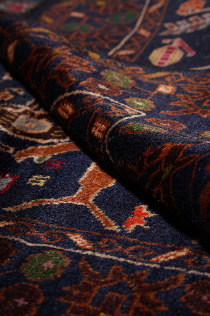 3 x 5.4 War Rug Handmade Wool Tank, Gun, Helicopter #F-3260