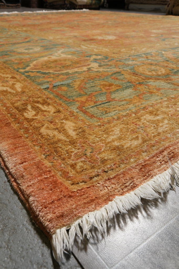 11.4 x 14.7 Quality Handmade Zigler Rug Fine Soft Ghazni Wool #F-4413