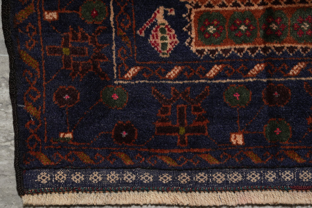 3 x 5.4 War Rug Handmade Wool Tank, Gun, Helicopter #F-3260