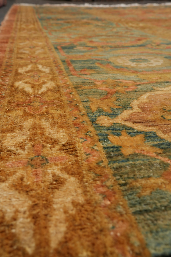 11.4 x 14.7 Quality Handmade Zigler Rug Fine Soft Ghazni Wool #F-4413