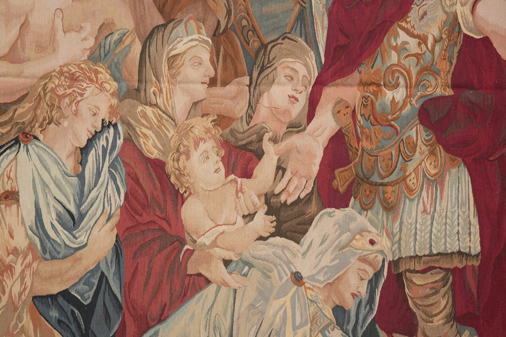 9 x 9 Pictorial Tapestry Hanging Rug #F-3032