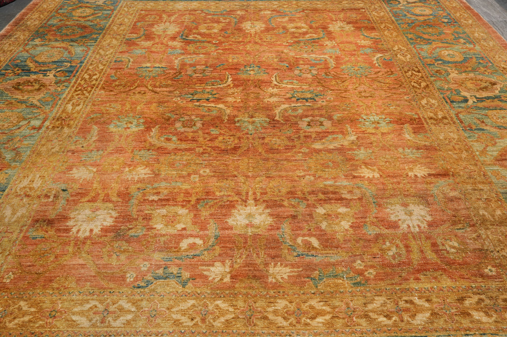 11.4 x 14.7 Quality Handmade Zigler Rug Fine Soft Ghazni Wool #F-4413
