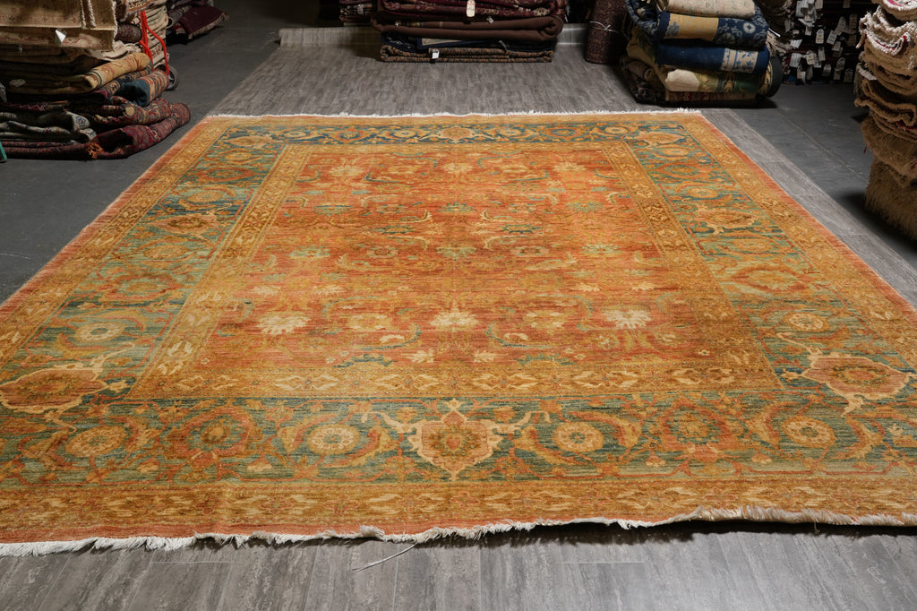 11.4 x 14.7 Quality Handmade Zigler Rug Fine Soft Ghazni Wool #F-4413