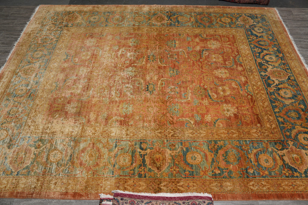 11.4 x 14.7 Quality Handmade Zigler Rug Fine Soft Ghazni Wool #F-4413