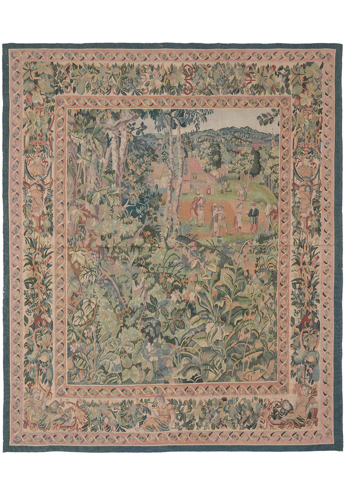 6 x 7 Scenery Tapestry Handmade Hanging Rug #PIX-14583