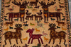 Load image into Gallery viewer, 4 x 7 Afghan Tribal Baluch Animal Motif Rug #F-3244