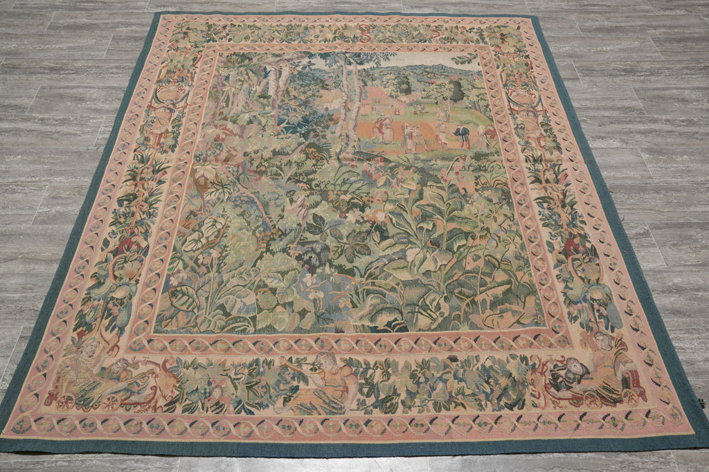 6 x 7 Scenery Tapestry Handmade Hanging Rug #PIX-14583