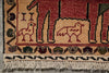 Load image into Gallery viewer, 4 x 7 Afghan Tribal Baluch Animal Motif Rug #F-3244