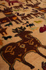 Load image into Gallery viewer, 4 x 7 Afghan Tribal Baluch Animal Motif Rug #F-3244