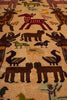 Load image into Gallery viewer, 4 x 7 Afghan Tribal Baluch Animal Motif Rug #F-3244