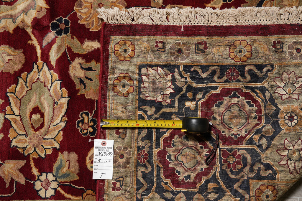 9 x 12 Quality Hand-Knotted Jaipur Rug Rich Colors #PIX-3899