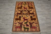 Load image into Gallery viewer, 4 x 7 Afghan Tribal Baluch Animal Motif Rug #F-3244