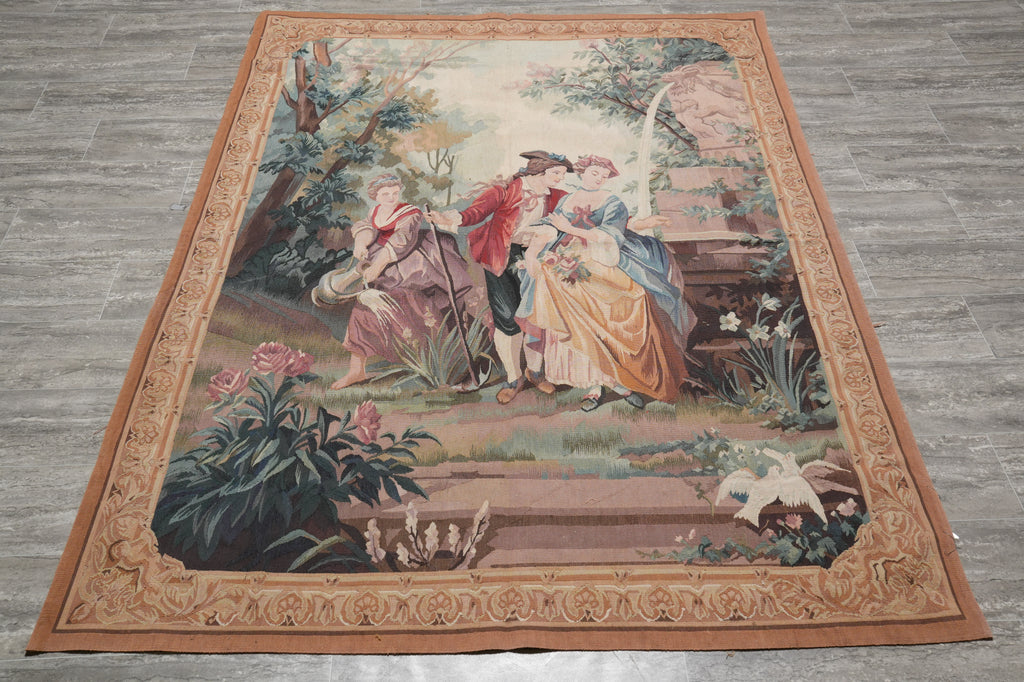5.5 x 7 Pictorial Tapestry Handmade Hanging Art Decor #PIX-14493
