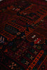 Load image into Gallery viewer, 4 x 6.7 Afghan Tribal Animal Motif Wool Rug #F-3259