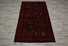 Load image into Gallery viewer, 4 x 6.7 Afghan Tribal Animal Motif Wool Rug #F-3259