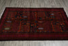 Load image into Gallery viewer, 4 x 6.7 Afghan Tribal Animal Motif Wool Rug #F-3259