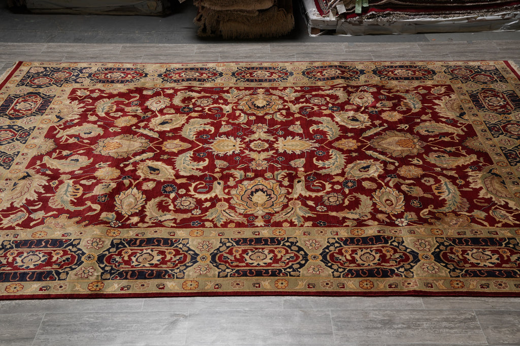 9 x 12 Quality Hand-Knotted Jaipur Rug Rich Colors #PIX-3899