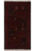 Load image into Gallery viewer, 3.6 x 6.7 Tribal Art and Craft Handmade Wool Afghan Rug #F-3243