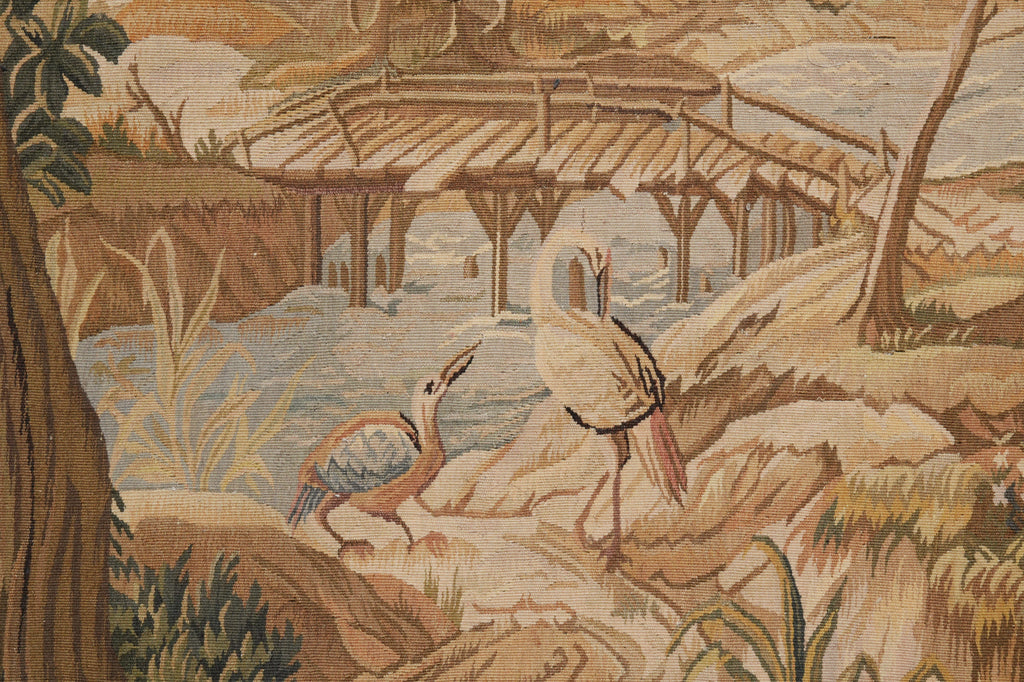 4.4 x 7 FALL SCENERY Hanging Tapestry HANDMADE Fall Colors #F-3033