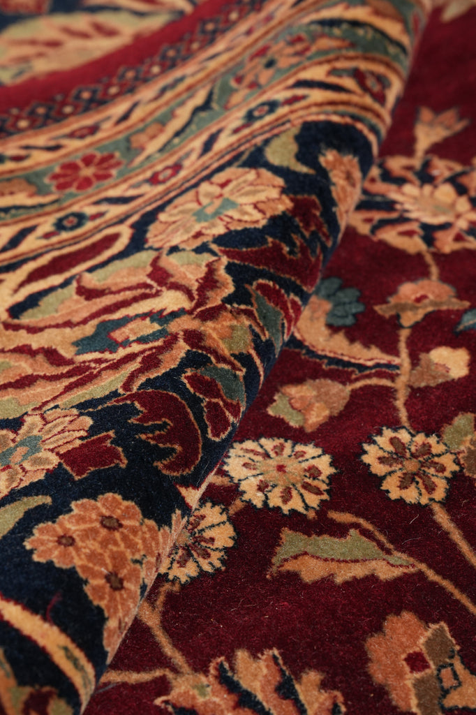 8.6 x 11.6 High Quality Hand-Knotted Rug Fine Lustrous Wool and Silk Weave 200 KPSI #PIX-14338