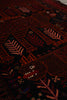 Load image into Gallery viewer, 3.6 x 6.7 Tribal Art and Craft Handmade Wool Afghan Rug #F-3243