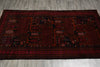 Load image into Gallery viewer, 3.6 x 6.7 Tribal Art and Craft Handmade Wool Afghan Rug #F-3243