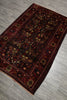 Load image into Gallery viewer, 4.3 x 6.7 Tribal Rug with Bird &amp; Peacock Motifs #F-3254