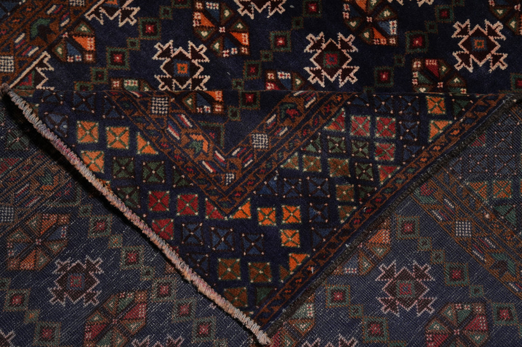 4 x 6.5 Hand-Knotted Herati Tribal Rug #F-3242