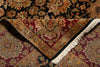 Load image into Gallery viewer, 9.3 x 11.3 Quality Wool Handmade Jaipur Rug Black #LA-52903