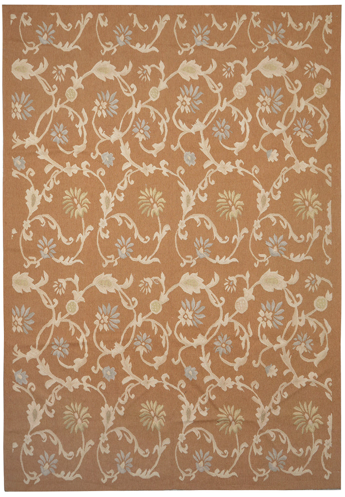 9 x 12.6 Handmade Contemporary Transitional Wool Rug FLAT WEAVE Ralph Lauren #PIX-14612